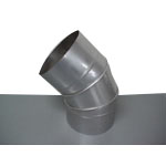 Stainless Steel Duct Fitting 45° Section Bend (SU-U-E4-275) 