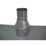 Stainless Steel Duct Fitting, Reducer (Both-Side Insertion Size)