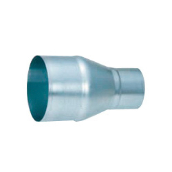 Spiral Duct Fitting, Single Drop Pipe (Insertion Size × Insertion Size) 