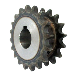 50SD single/double sprocket semi F series with machined shaft holes (New JIS key) (50SD20D52F) 