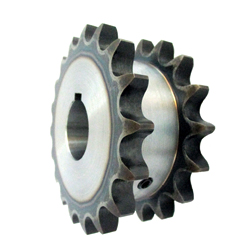 60SD single/double sprocket semi F series with machined shaft holes (New JIS key) (60SD17D48F) 