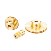 Spur gear m0.3 brass type (S30B24B+0302) 