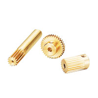 Spur gear m0.5 brass (S50B24B+0303) 