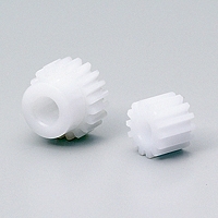 Spur Gear m1 POM White (Polyacetal) Type (S1D30B-0808-P-9) 