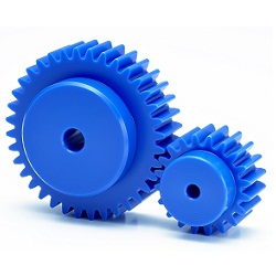 Spur Gear m0.8 POM Blue (Polyacetal) Type (S80BP70B-0505) 