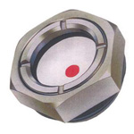 Metal Oil Gauge With Round Screws, KIM-AR/KIM-ARS Type (KIM-4AR) 