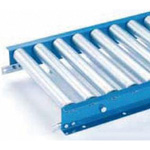 Steel roller conveyor S-4814P Series (S-4814P-1000L-305W-50P-G) 