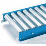 Steel roller conveyor S-6023P Series (S-6023P-1500L-305W-75P-G) 