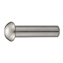 Thin, Flat Rivet/Round Rivet (Stainless Steel) (00004005-3X12-SUS) 