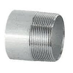 Stainless Steel Screw-in Type Pipe Fitting, Single Nipple "NS" (SUS304-NS-11/2B) 