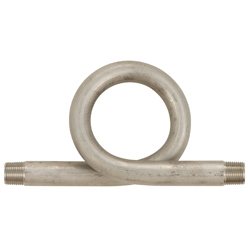 Stainless Steel Screw-in Type Pipe Fittings, Round Siphon "MO"