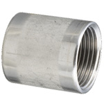Stainless Steel Screw-in Pipe Fitting, Straight Socket "S"