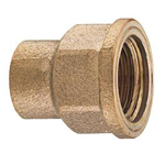 Copper Tube Fitting, Copper Tube Fitting for Hot Water Supply, Copper Tube Water Faucet Socket (M150C-1/2X22.22) 
