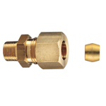 Copper Pipe Fitting, Ferrule Ring Type Copper Tube Fitting, Male Adapter With Ferrule Ring (M154RK-9.52X1/8) 