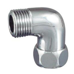Auxiliary Material for Piping, Fitting, and Plumbing, Fitting for Water Supply Piping, Plated Fittings - Elbow with Cap Nut for Flexible Pipe - S2TLNM