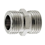 Auxiliary Material for Piping, Fitting, and Plumbing, Fitting for Water Supply Piping, Plated Fittings - Parallel Nipples for Flexible Pipes (Stainless Steel) 