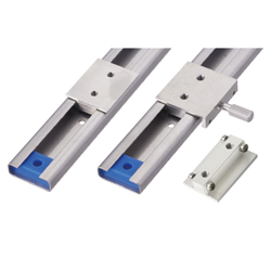 Simplified Slide Rails - Load Rating: 380N, 460N/pc - Stainless Steel, With Ball Bearing, With Lock