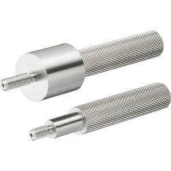 Slot Pins for Inspection Components - Straight Threaded with Step, One-Step Type