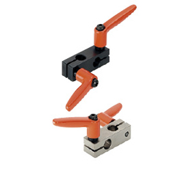 Super Compact Strut Clamps / Strut Clamps - Equal Dia., Perpendicular Configuration with Clamp Levers (AKST30) 