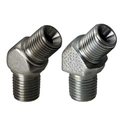 Fitting for Hydraulic Pressure / Water Pressure, 45° Elbow Type, Male Thread for Both PT / PF, -45° Elbow / Female- (YCWPFS22F) 