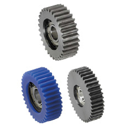 Spur Gears - Bearing Built-In, Pressure Angle 20° (GEABD1.5-40-15) 