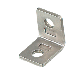 Thin Stainless Steel Tabbed Brackets For 6 Series (Slot Width 8mm) Aluminum Frames (HBLSP6-SSU) 