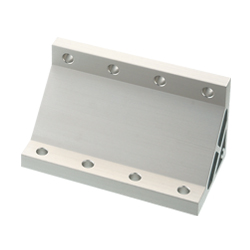 Extruded Brackets - For 3 or More Slots - For 8 Series (Slot Width 10mm) Aluminum Frames - Brackets for Heavy Load (NBLUQ8-SSP) 