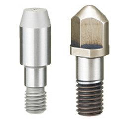 Locating Pins for Fixtures - Tip Shape Selectable, Standard Grade, No Shoulder - Threaded 