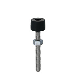 Shock Absorption Stoppers - Hex Socket Head Cap Screws with Low Elastic Rubber Head