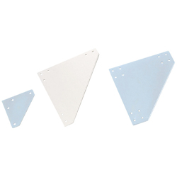 Sheet Metal Bracket For 6 Series (Slot Width 8mm) Aluminum Frames - Triangle-Shaped (SHPTUL6-SET) 