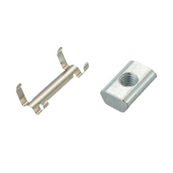 Post-Assembly Nut and Metal Stopper Set - For 6 Series (Slot Width 8 mm) Aluminum Frame (HNTBTSN6-5) 
