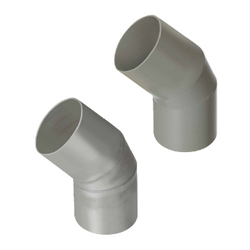 Plumbing Parts for Aluminum Duct Hoses - For Aluminum Duct Hoses 45° Reducer 