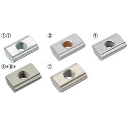 For 6 Series (Slot Width 8mm) - Post-Assembly Insertion - Stopper Nuts (HNTA6-4) 