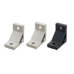 Thick Brackets (Perpendicularly Machined)- For 1 Slot - For 8 Series (Slot Width 10mm) Aluminum Frames (HBKTS8-C) 