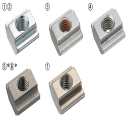 Pre-Assembly Insertion Nuts for Aluminum Frames - Standard - For 8 Series (Slot Width 10mm) (HNTT8-4) 