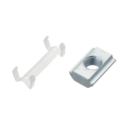 For 8 Series (Slot Width 10mm) - Post-Assembly Insertion - Nut and Stopper Set (HNTATSN8-8) 