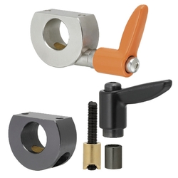 Shaft Collar Compact with Clamp Lever - Wedge - D Cut (PSCWD16-S) 