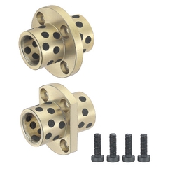 Flange Integrated Oil Free Bushings - Center Flanged (MPCTZ20-50) 