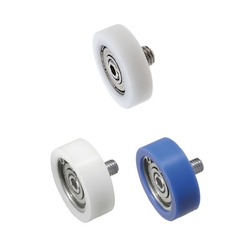 Engineered Plastic Bearings - No Retaining Ring - Threaded Stud Hex Socket (EBBC35) 