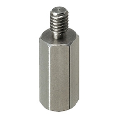 Small Dia. Hex Posts - One End Threaded One End Tapped (PSLCG5.5-15) 