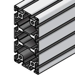 Aluminum Frame 8 Series/slot width 10/80x160mm (KEFS8-80160-4000) 