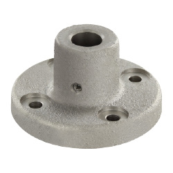Device Stands - Round Flanged, Through Holes, with Dowel Holes (Bracket only) (CSTF20) 