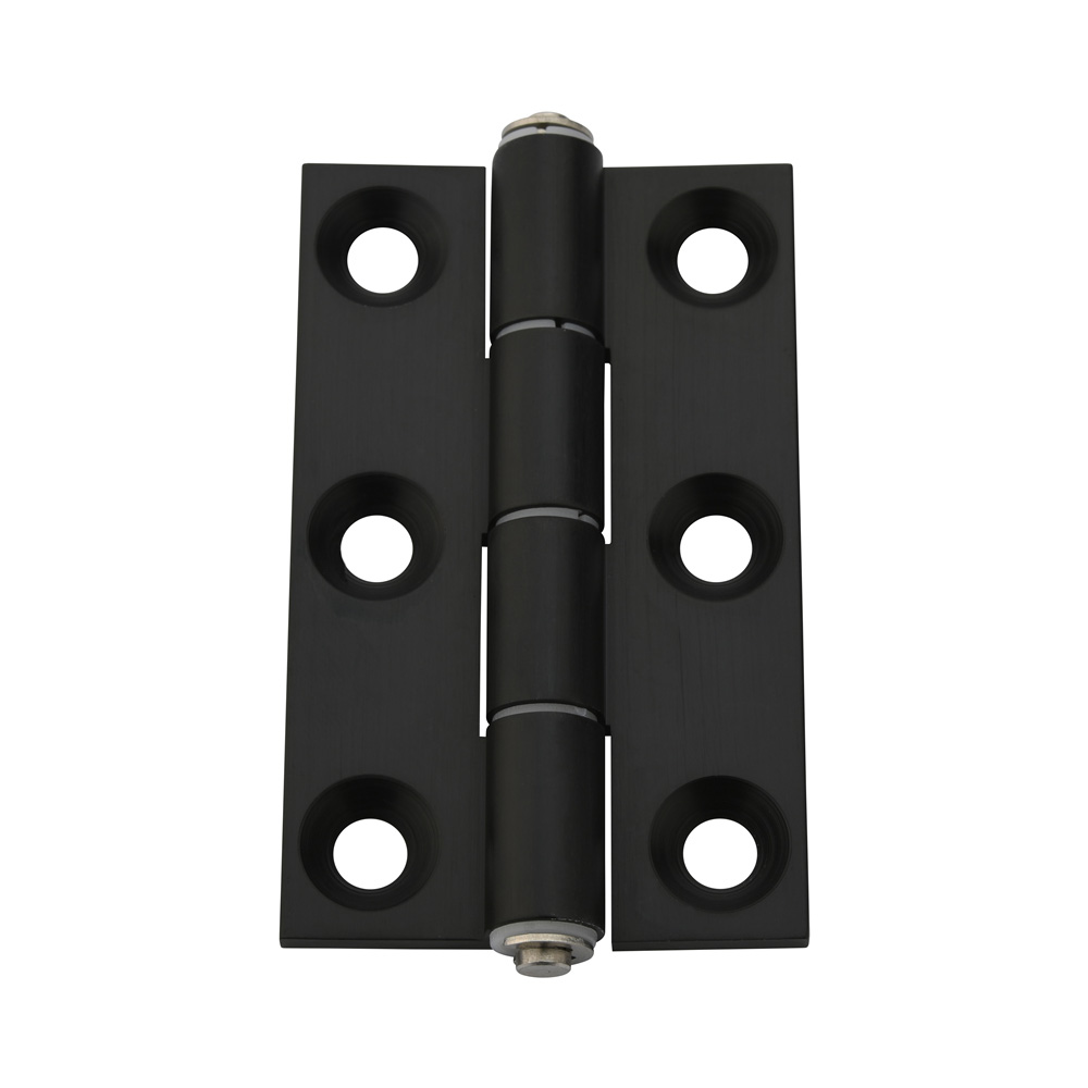 Aluminum butterfly hinge Length-increased type Black anodized
