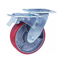 Heavy load caster Universal type with brake