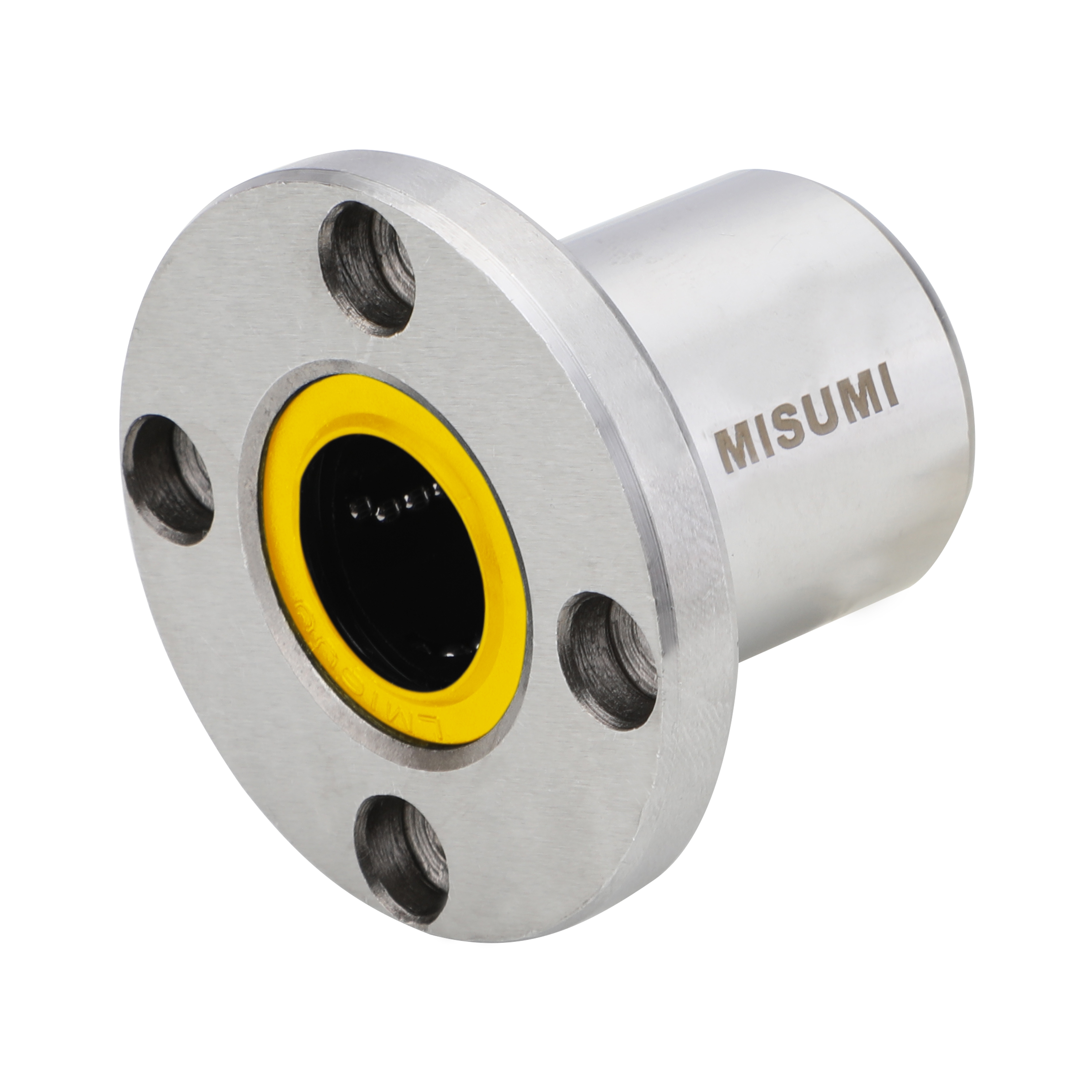 Round Flanged Linear Bushings, Single / Double / Opposite Counterbored Hole (E-LBFM16LUU) 
