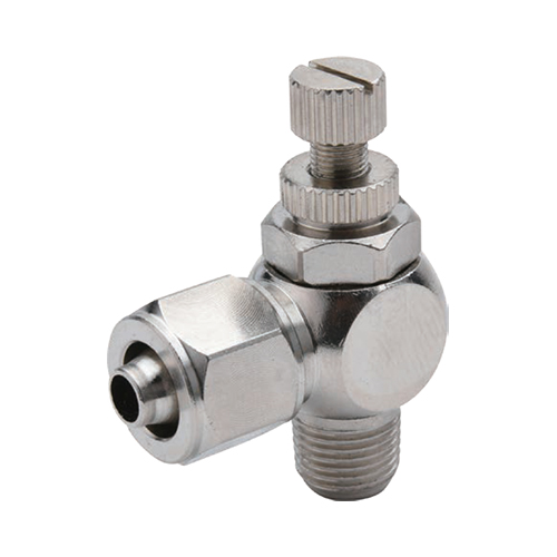 Brass Meter-Out Speed Control Valves, Screw-In Type (E-PACK-MBNSLA4-1) 
