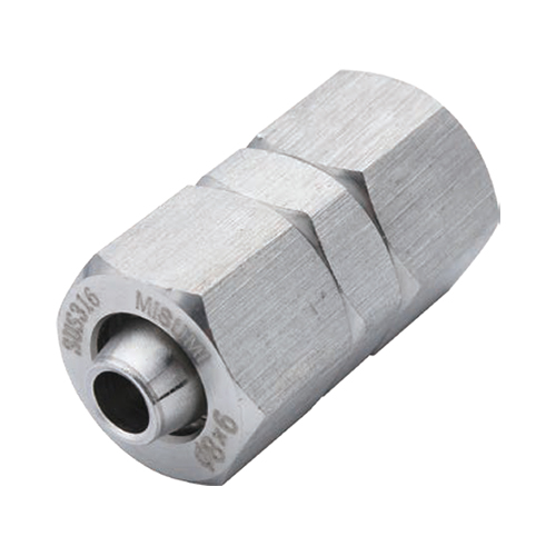 Compression Fitting Stainless Steel, Straight Joint