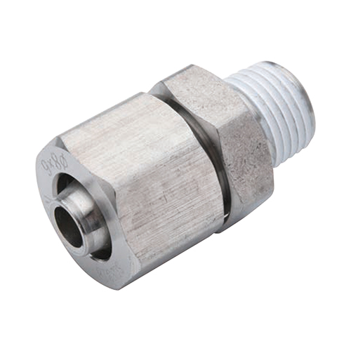 Compression Fitting Stainless Steel, Male Connector (E-PACK-MSFNPC10-2) 
