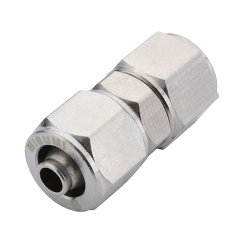Compression Fittings Brass, Straight Joint (E-PACK-MBNPU12-10) 