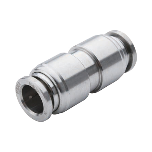 One-Touch Fittings Stainless Steel, Union Push To Connect (E-PACK-MSFPU8-6) 